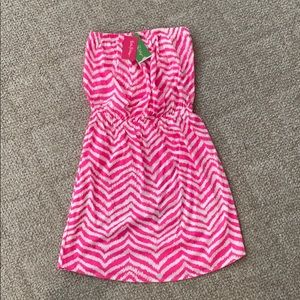 Lilly Pulitzer strapless dress